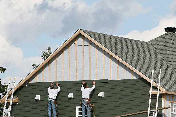 Professional Storm Damage Siding Repair technician working in Red Bank, NJ